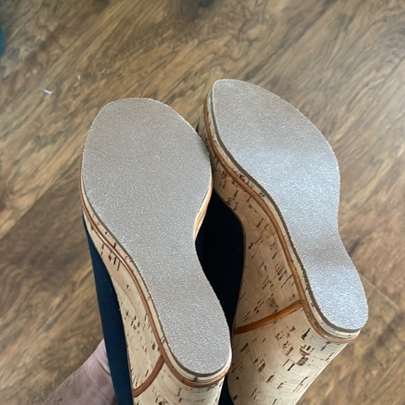 Chloe lace up cork platform wedges - Picture 10 of 10